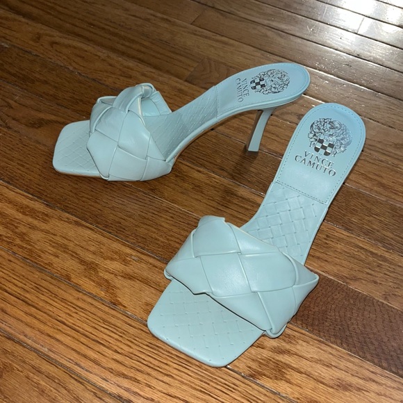 Vince Camuto Cool Mint Brelanie Braided Strap Sandals Women’s Size 8 - Picture 2 of 7